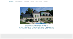 Desktop Screenshot of le-manoir-des-pres.com