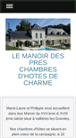Mobile Screenshot of le-manoir-des-pres.com