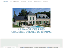 Tablet Screenshot of le-manoir-des-pres.com